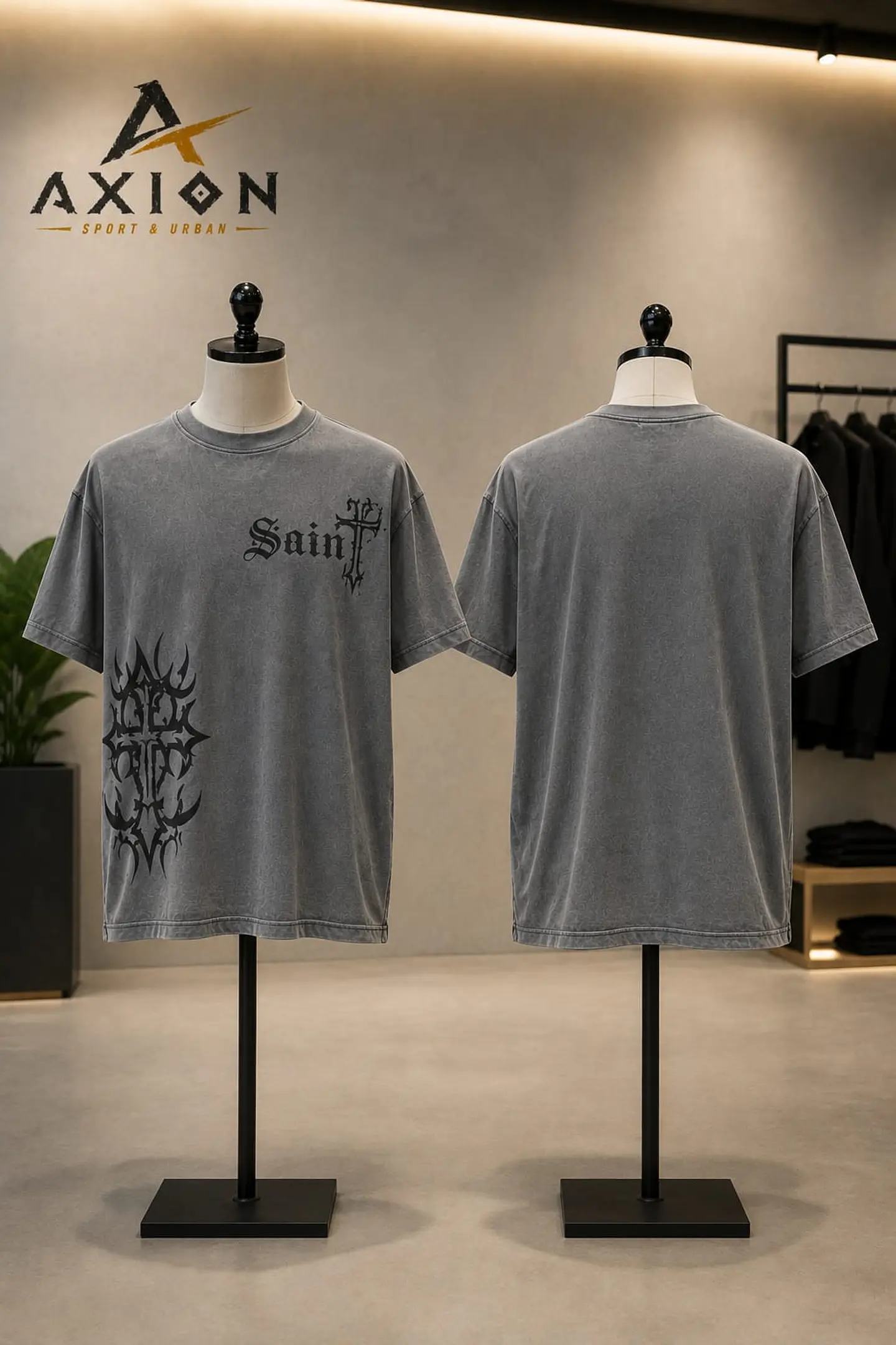 Polera Desgastada con Estampado Personalizado 1