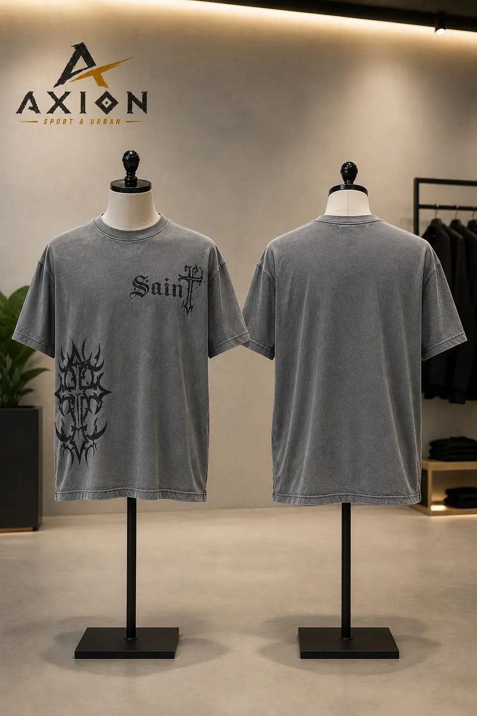 Polera Desgastada con Estampado Personalizado 1