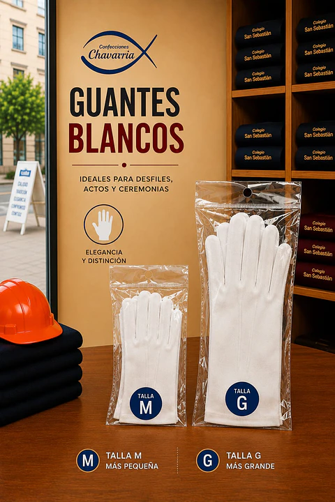 Guantes Blancos 