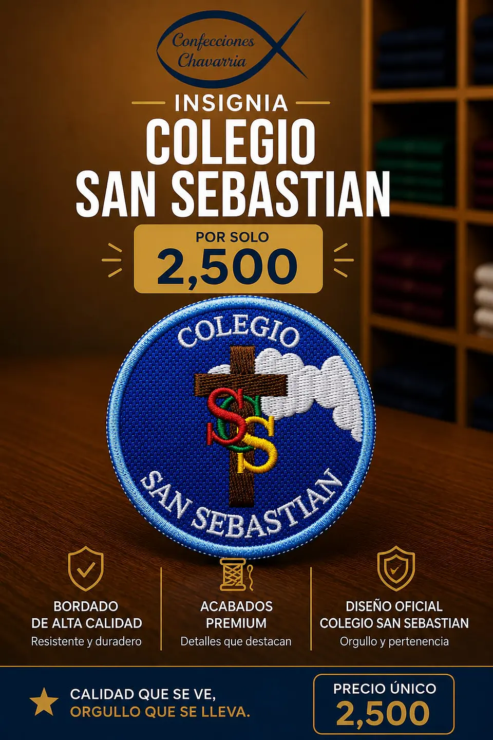 Insignia Colegio San Sebastián 1