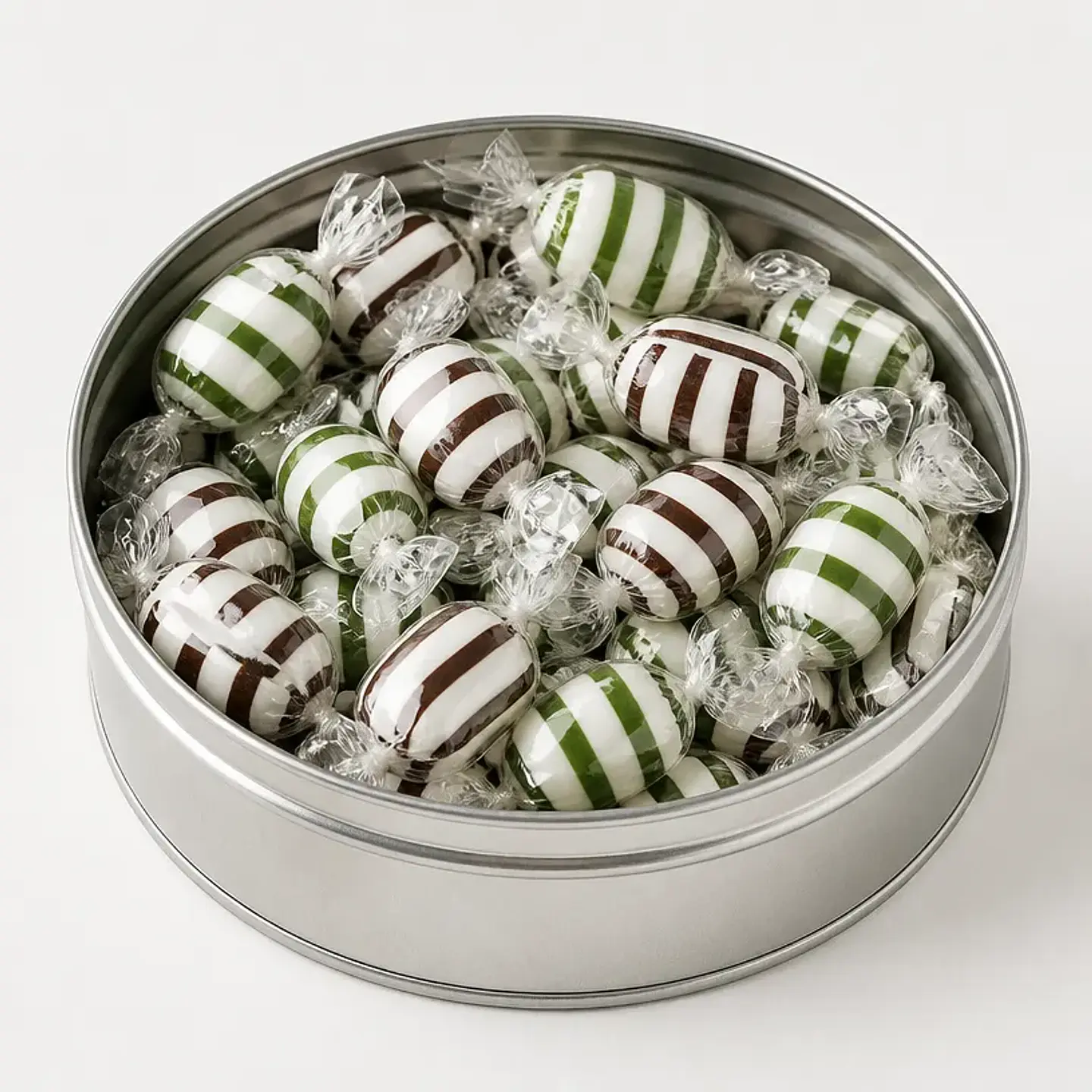 Lata de Caramelos de Menta y Chocolate 1
