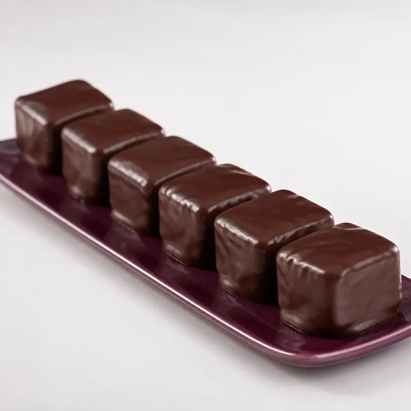 Malvaviscos Bañados en Chocolate Amargo 6 Unidades 1