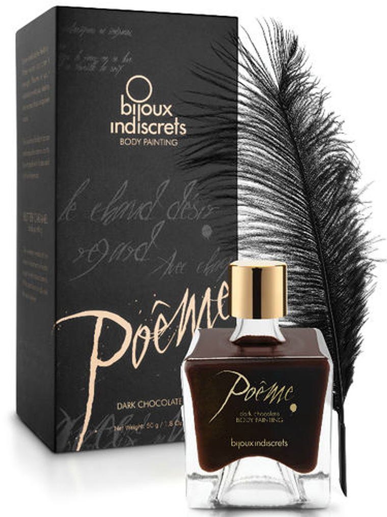 BIJOUX - POEME Tinta Comestível Chocolate Negro 50 GR 1
