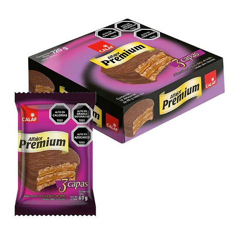 ALFAJOR PREMIUM CALAFX 12UN