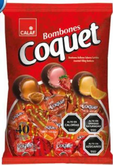 CHOCOLATE COQUET BOMBONES X 40 UN