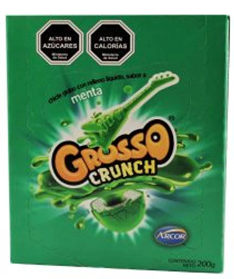 CHICLE GROSSO CRUNCH X 40 UN