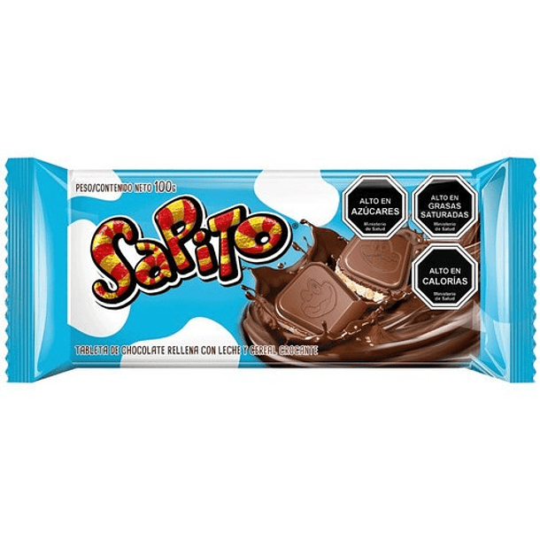 CHOCOLATE TABLETA SAPITO 100 GR 