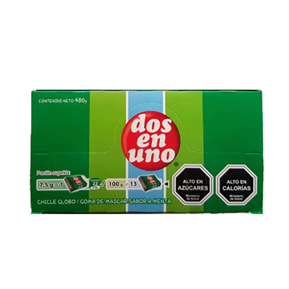 CHICLE DOS EN UNO X 64 UN 2