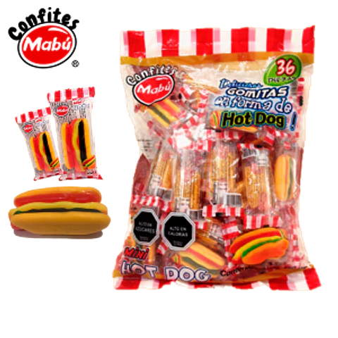 MINI HOTDOG MABU X 36 UN