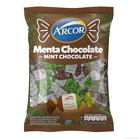 CARAMELO MENTA CHOC ARCOR 530 GR