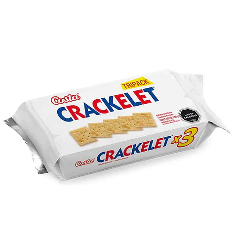 GALLETA CRACKELET TRIPACK 255 GR