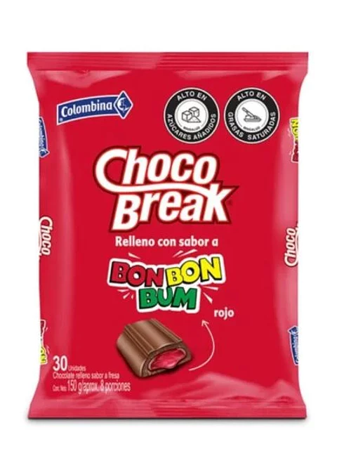CHOCOBREAK BON BON BUM X 30 UN