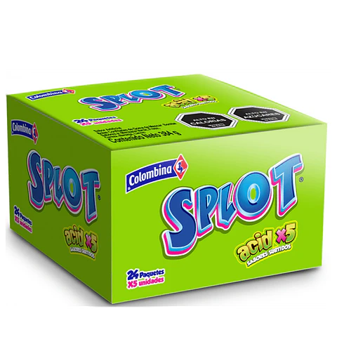 CHICLE SPLOT X 24 UN