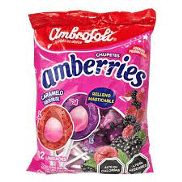 CHUPETE AMBERRIES X 12 UN 