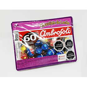 BANDEJA HUEVITOS MACIZOS AMBROSOLI X 60 UN