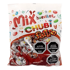HUEVITOS MIX SAPITO Y CHUBI X 40 UN