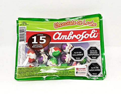HUEVITO RELLENO AMBROSOLI X 15 UN