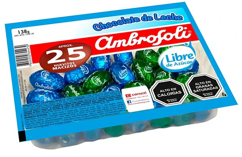 HUEVITO SIN AZUCAR AMBROSOLI X 25 UN