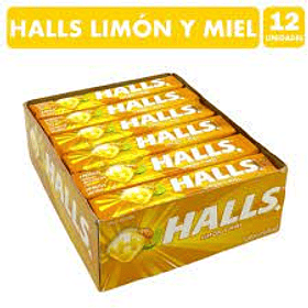HALLS MIEL X 12 UN