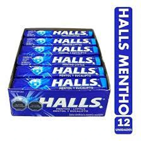 HALLS MENTHO LYPTUS X 12 UN