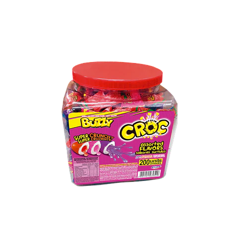 CHICLE BUZZI CROC SURTIDO X 200 UN