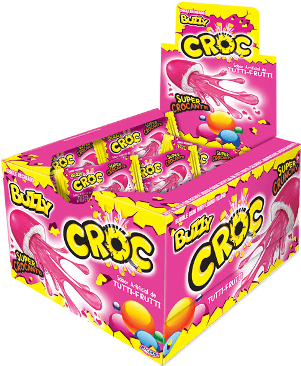 CHICLE BUZZY CROC TUTTI X 40 1