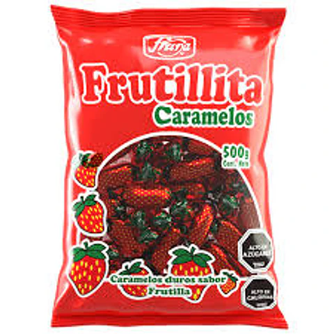 CARAMELO FRUTILLA FRUNA 500 GRS
