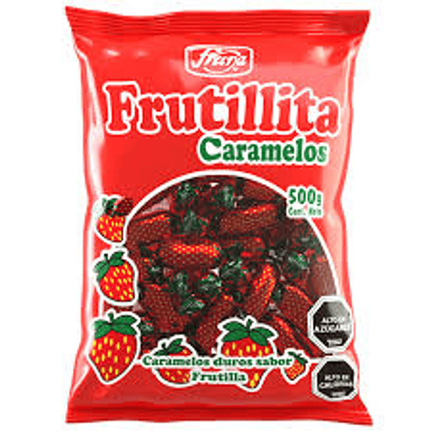 CARAMELO FRUTILLA FRUNA 500 GRS 