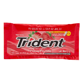 TRIDENT FRESA FRUTILLA X 18UN
