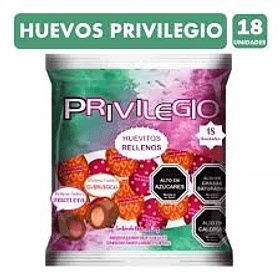 HUEVO PRIVILEGIO RELLENO X 18 UN