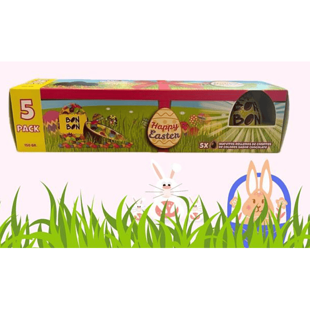 HUEVITOS HAPPY EASTEN X 5 1