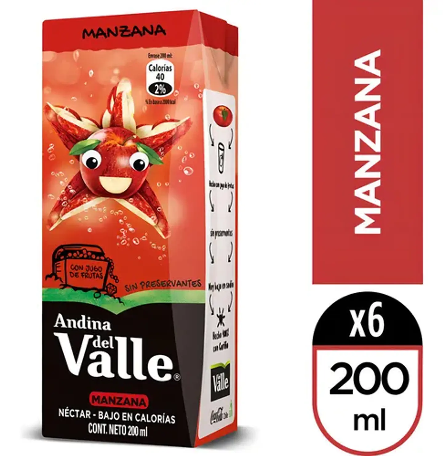 JUGO ANDINA DEL VALLE 200cc x 24 UN 2