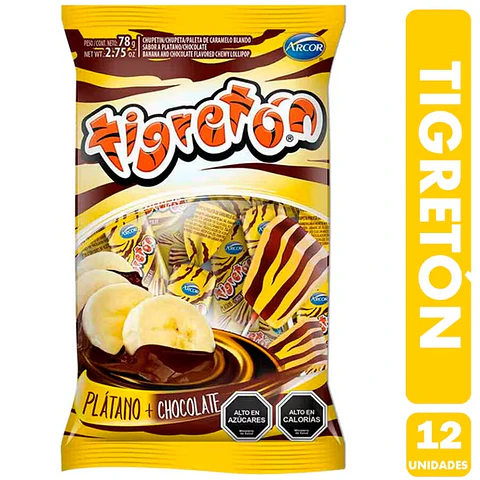 TIGRETON PLÁTANO X 12 UN