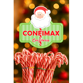 BASTÓN NAVIDEÑO ARTESANAL X 5 UN 