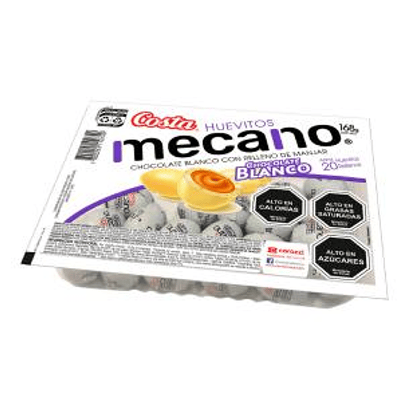 HUEVITO MECANO COSTA BLANCO X 20 UN 