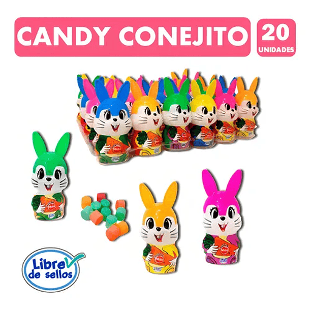 CANDY CONEJITO X 20 UN 