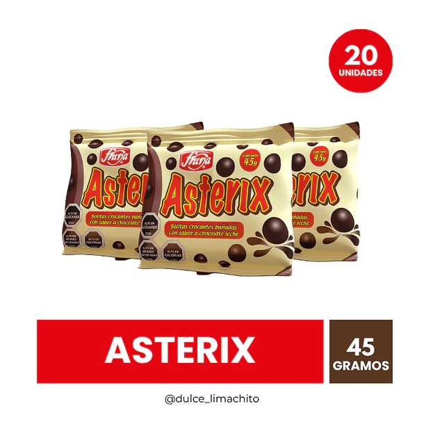 ASTERIX FRUNA 45 GRS X 20 UN  