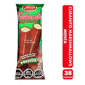 CUBANITO LARGOS MENTA 25 GRAMOS X 40 UN