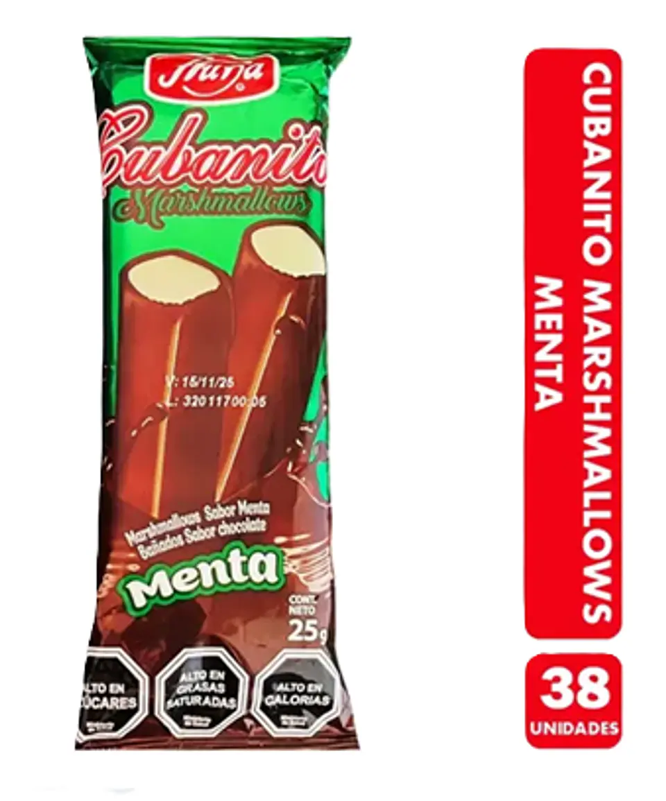 CUBANITO LARGOS MENTA 25 GRAMOS X 40 UN 1