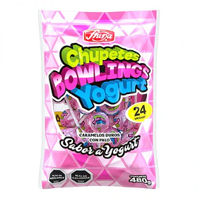 CHUPETE BOWLING YOGURT X 24 UN