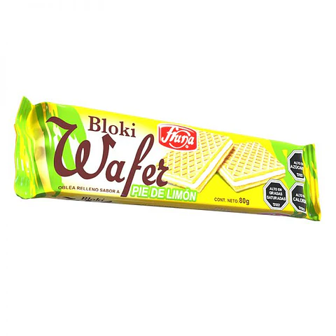 OBLEA WAFER BLOKI LIMON