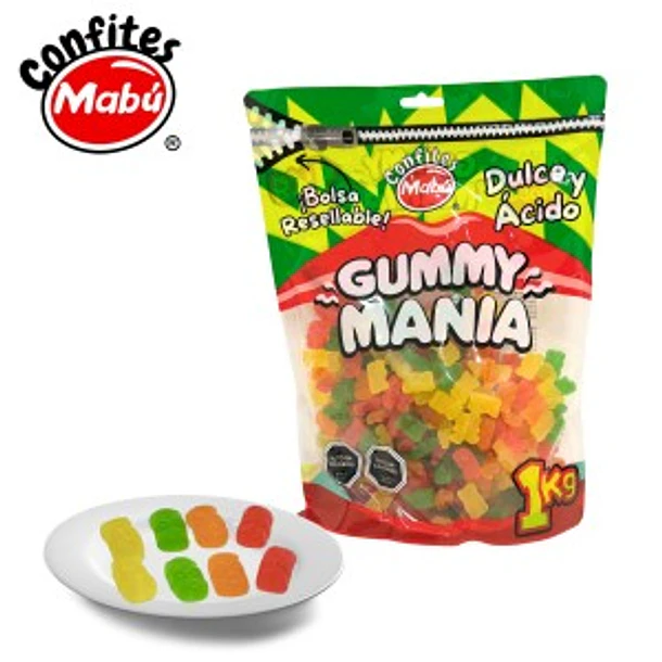 GUMMY MANIA OSITO 1KG 