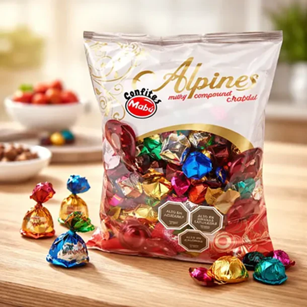 BOMBONES ALPINES MABU X100UN 