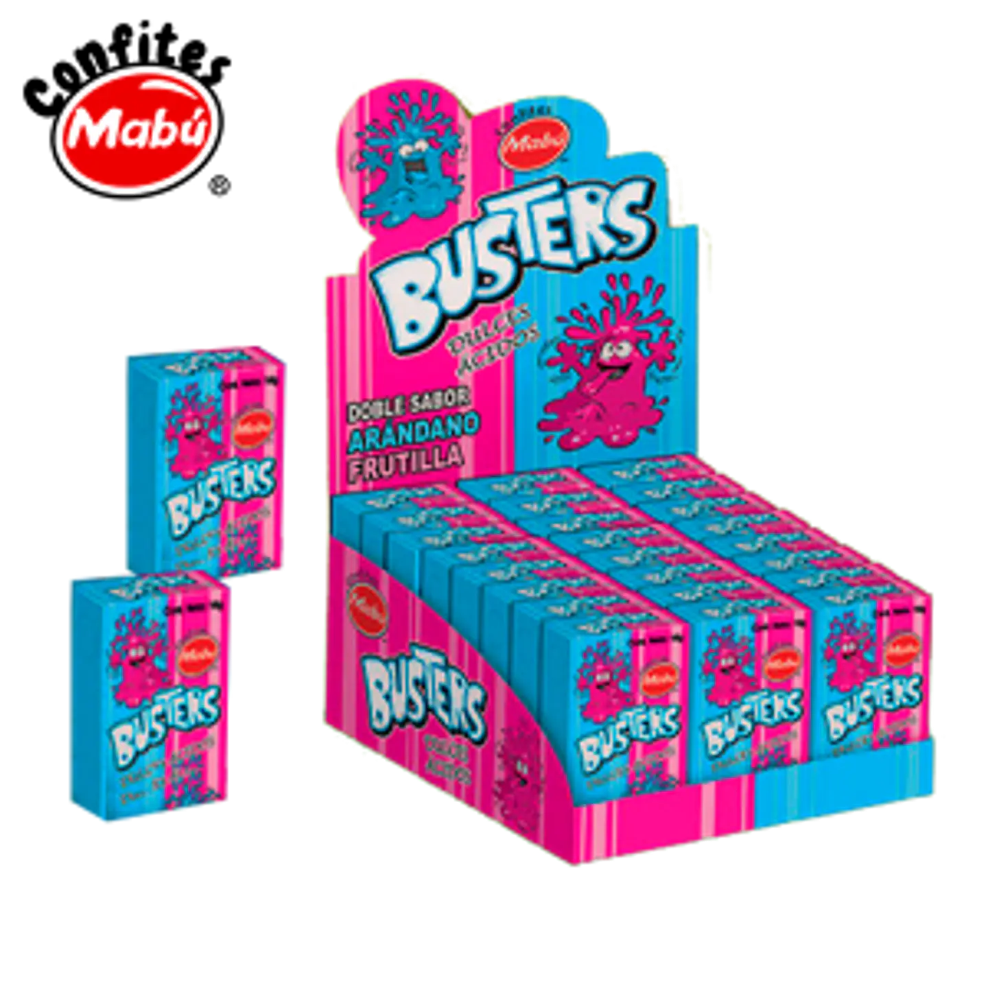 BUSTER MABU ARANDANO FRUTILLA X 24 UN 1