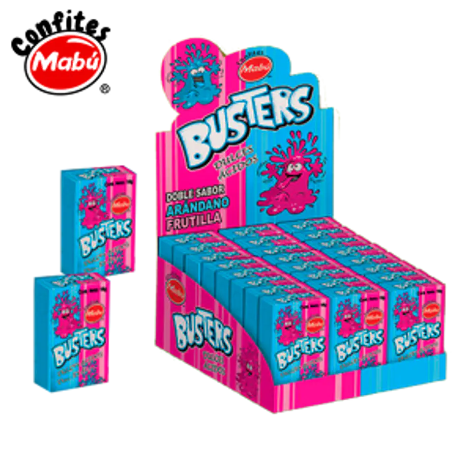 BUSTER MABU ARANDANO FRUTILLA X 24 UN 1