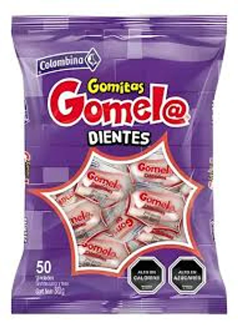 GOMITAS DIENTES GOMEL@ X 50 UN
