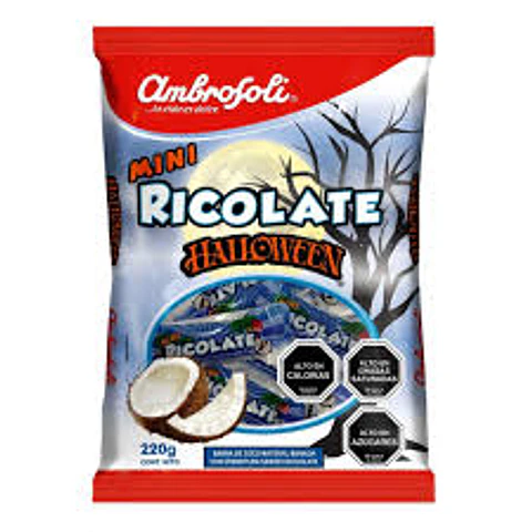 MINI RICOLATE HALLOWEEN 220 GRS