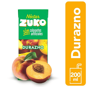 Nectar Durazno Zuko 6 x 200ml