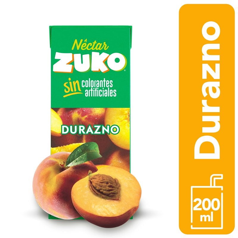 Nectar Durazno Zuko 6 x 200ml 1