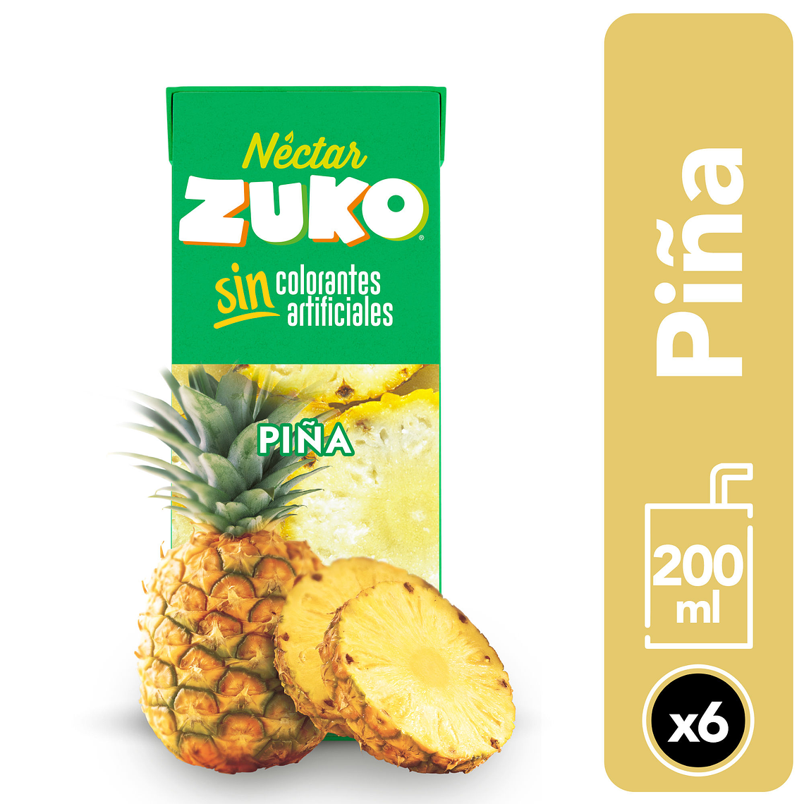 Nectar Piña Zuko 6 x 200ml 1